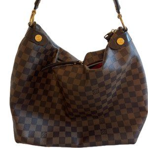 Louis Vuitton 100% Authentic Duomo Hobo Damier Ebene Bag